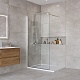 BelBagno Душевая перегородка Kraft KRAFT-L-1-90-C-Cr 90x195 профиль хром стекло прозрачное – картинка-8